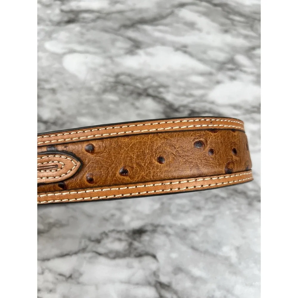 NOCONA‎ Men's Western Style Belt Basketweave Genuine Leather N24580153 Sz 42